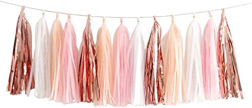 Rose Gold/Peach Color/Light Pink/White