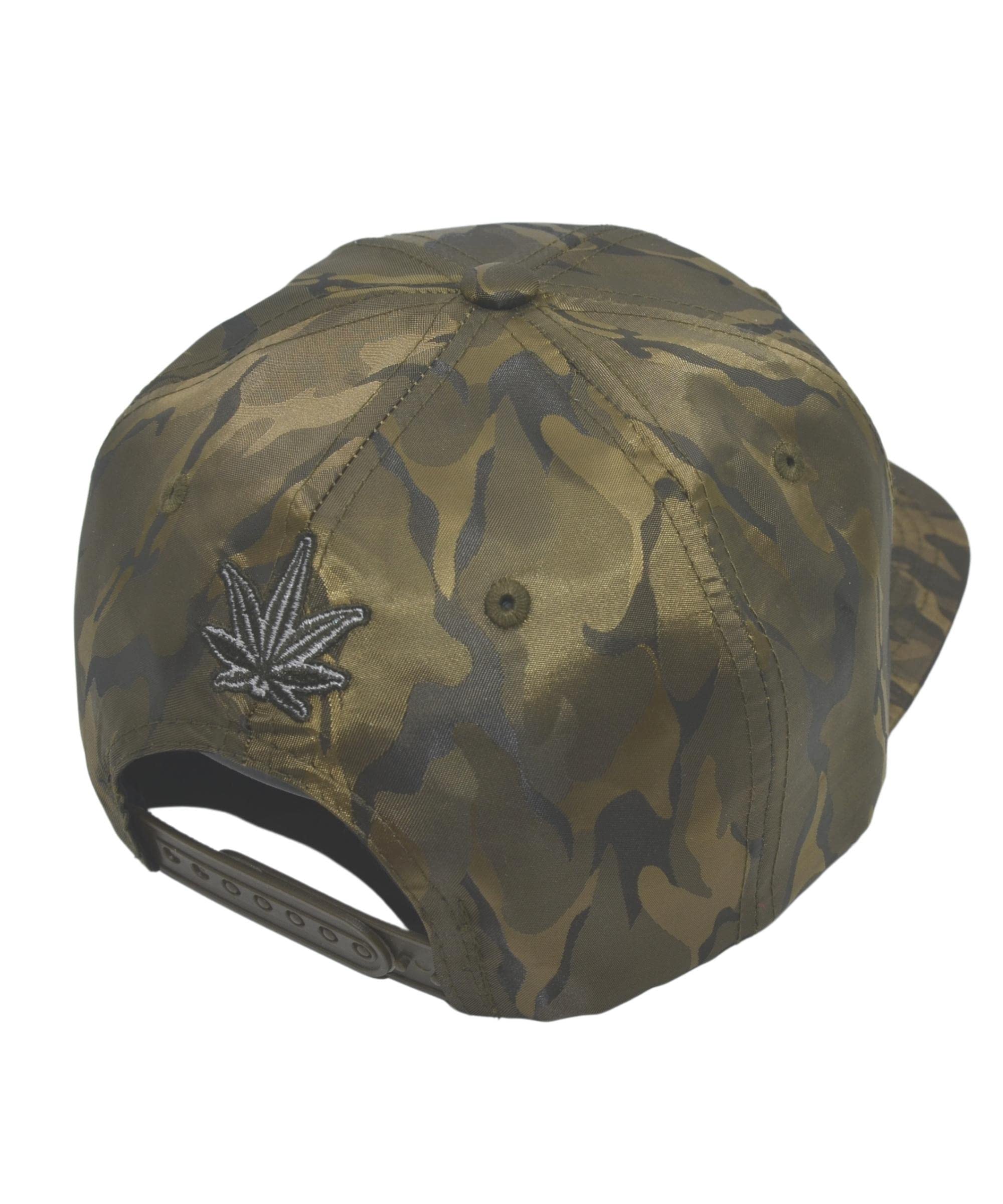 Popfizzy Weed Hat - Unisex Cannabis Baseball Cap with Pot Leaf Design | Marijuana Snapback for Stoners & Rappers | Perfect for Festivals, Concerts & 420 Gifts