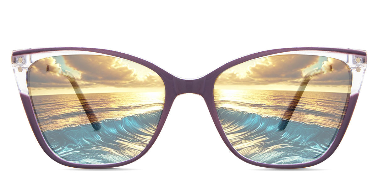 Mila Women's Prescription Tinted Glasses - Stylish & UV Protection for Work, Driving & Outdoor Activities