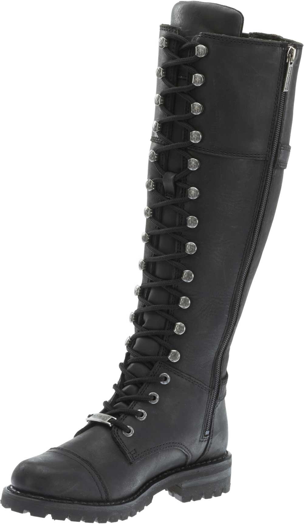 Harley-Davidson Women's Beechwood Leather Motorcycle Boots - Stylish & Comfortable Riding Boots for Bikers, Cruisers & Fashion Enthusiasts - Perfect for Motorcycle Rides, Concerts & Everyday Wear