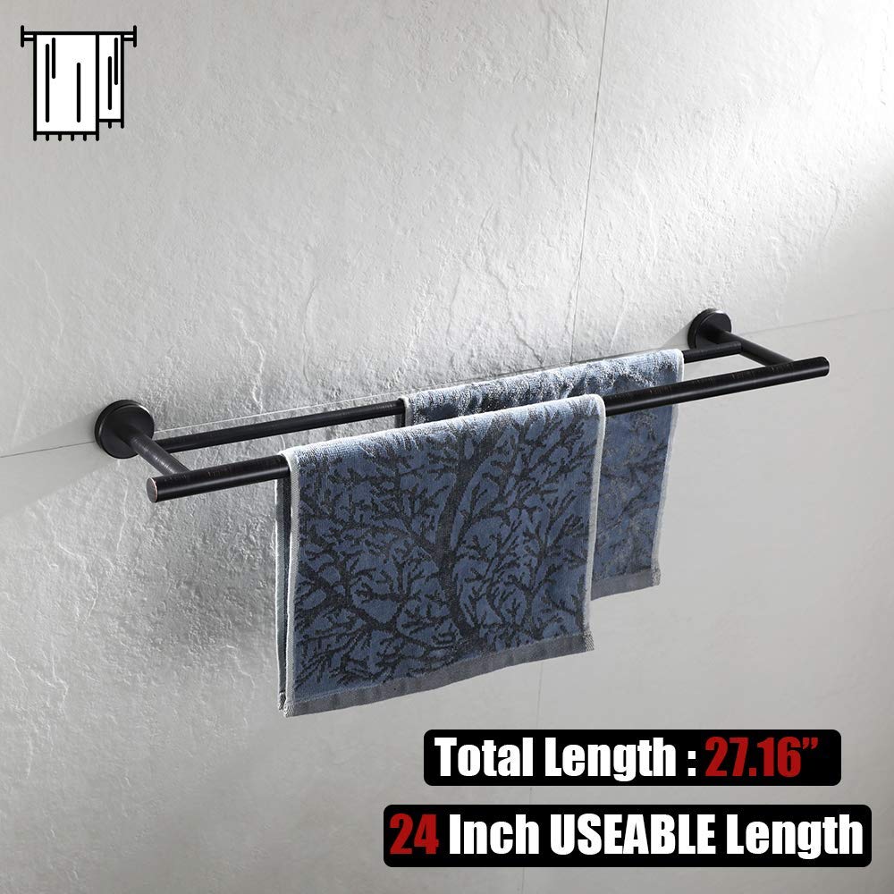 Oil Rubbed Bronze Towel Ring - 7