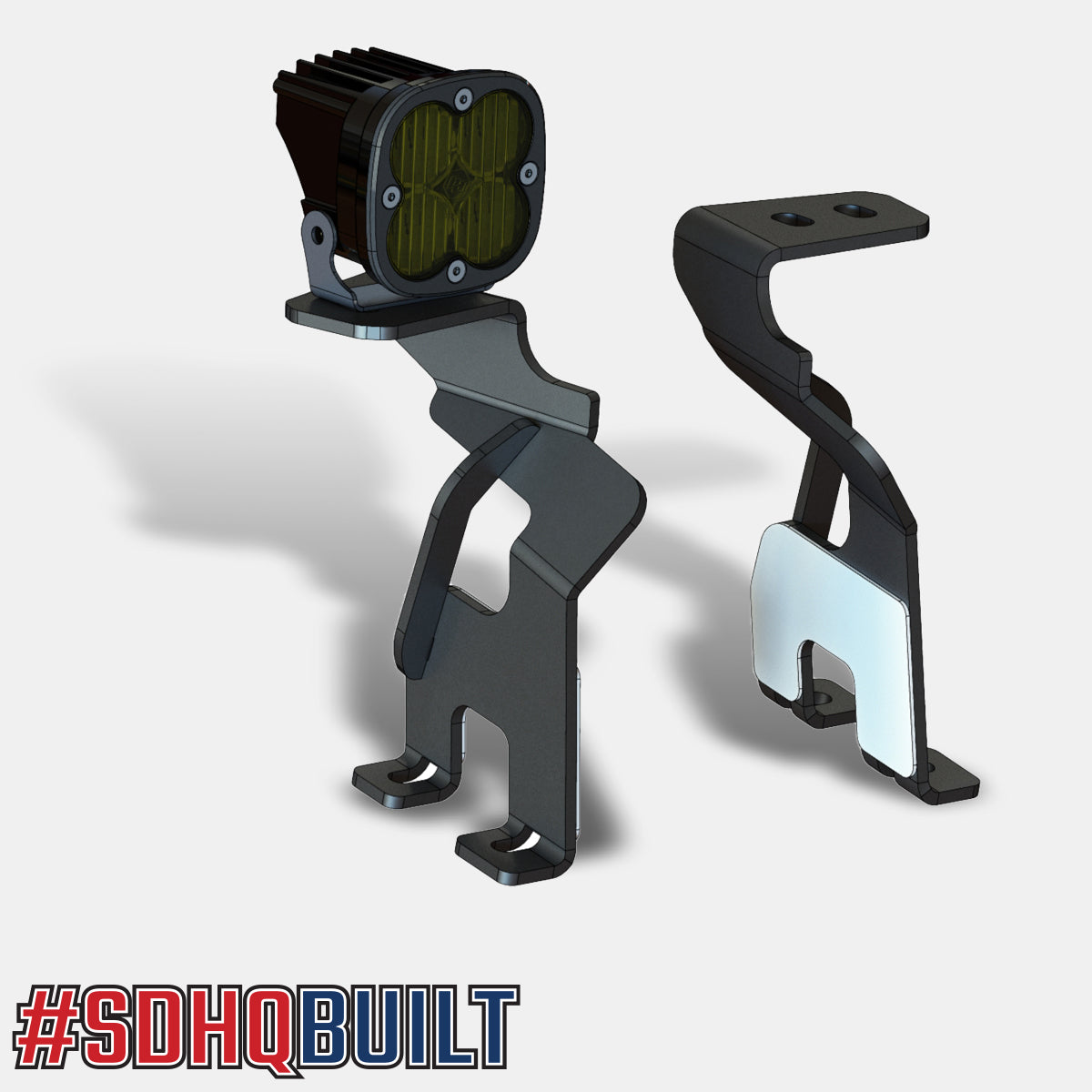 2022-2025 Toyota Tundra SDHQ Built A-Pillar Light Mounts | Off-Road LED Light Brackets for Fog & Driving Lights | Perfect for Night Off-Roading, Overlanding & Truck Customization