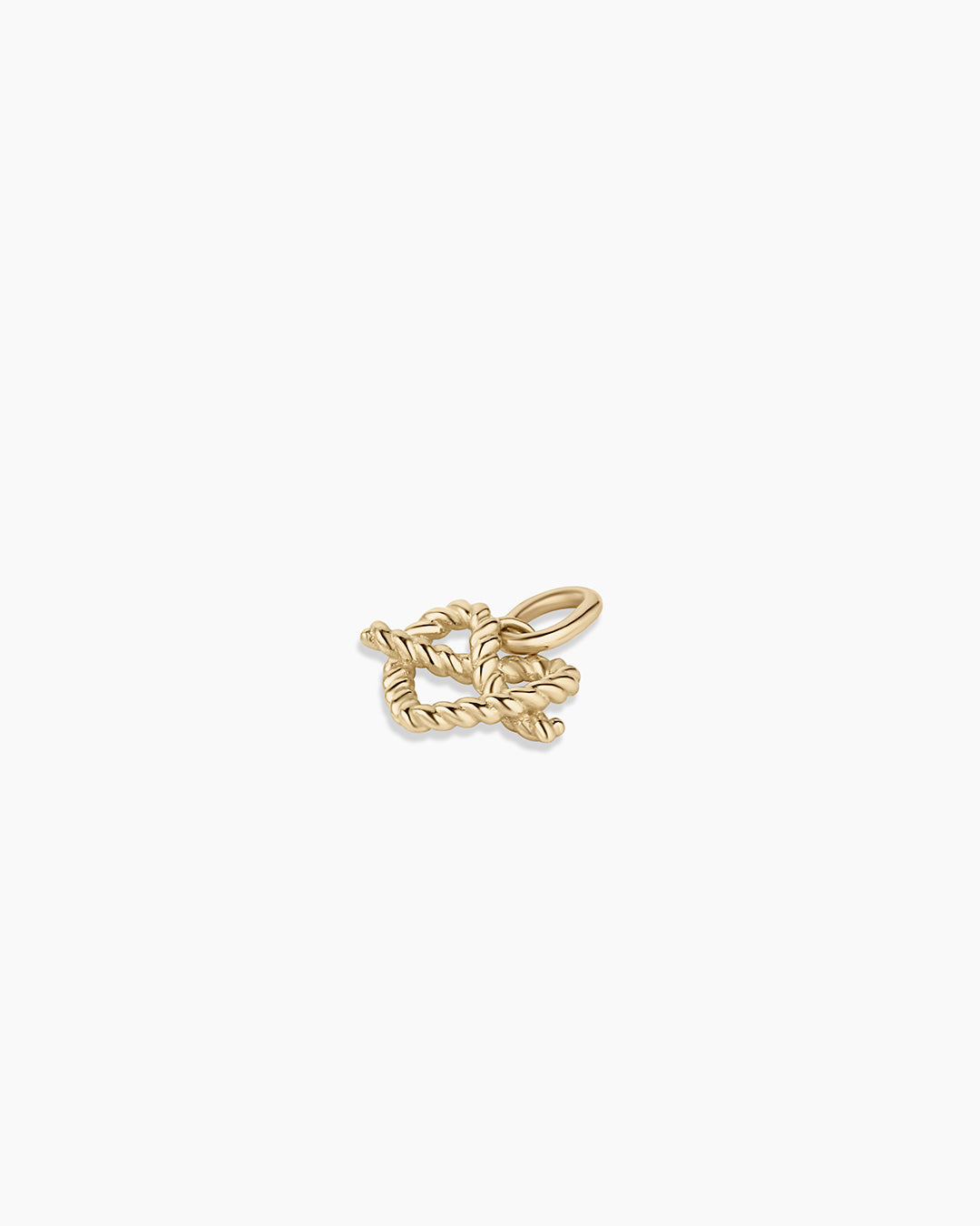 14k Gold Love Knot Charm Pendant Necklace for Women - Elegant Jewelry Gift for Her, Perfect for Valentine's Day, Anniversary & Romantic Occasions