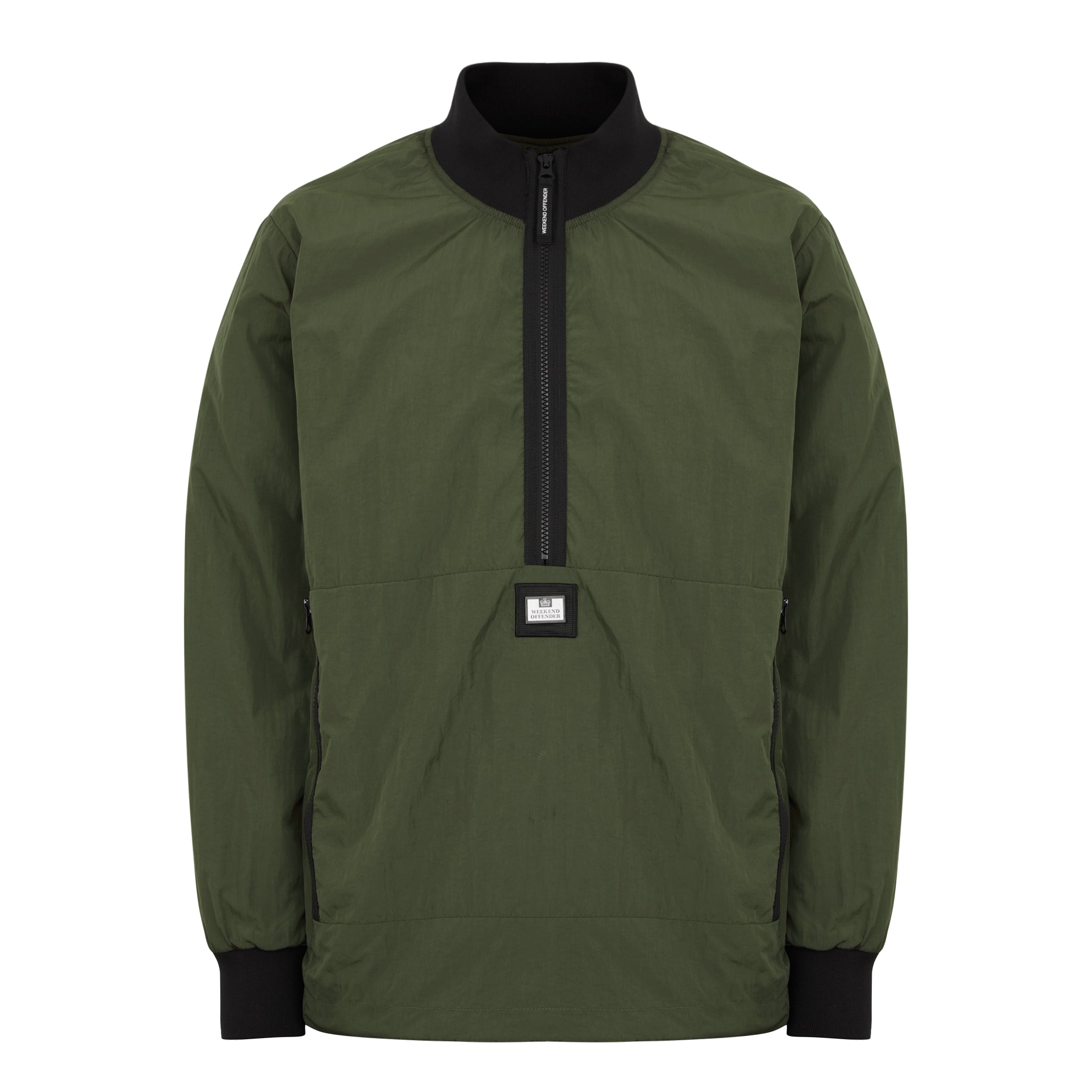 Men's Weekend Offender Perez Over Top Jacket - Green Clay | Stylish Water-Resistant Outdoor Jacket for Hiking, Camping & Urban Fashion