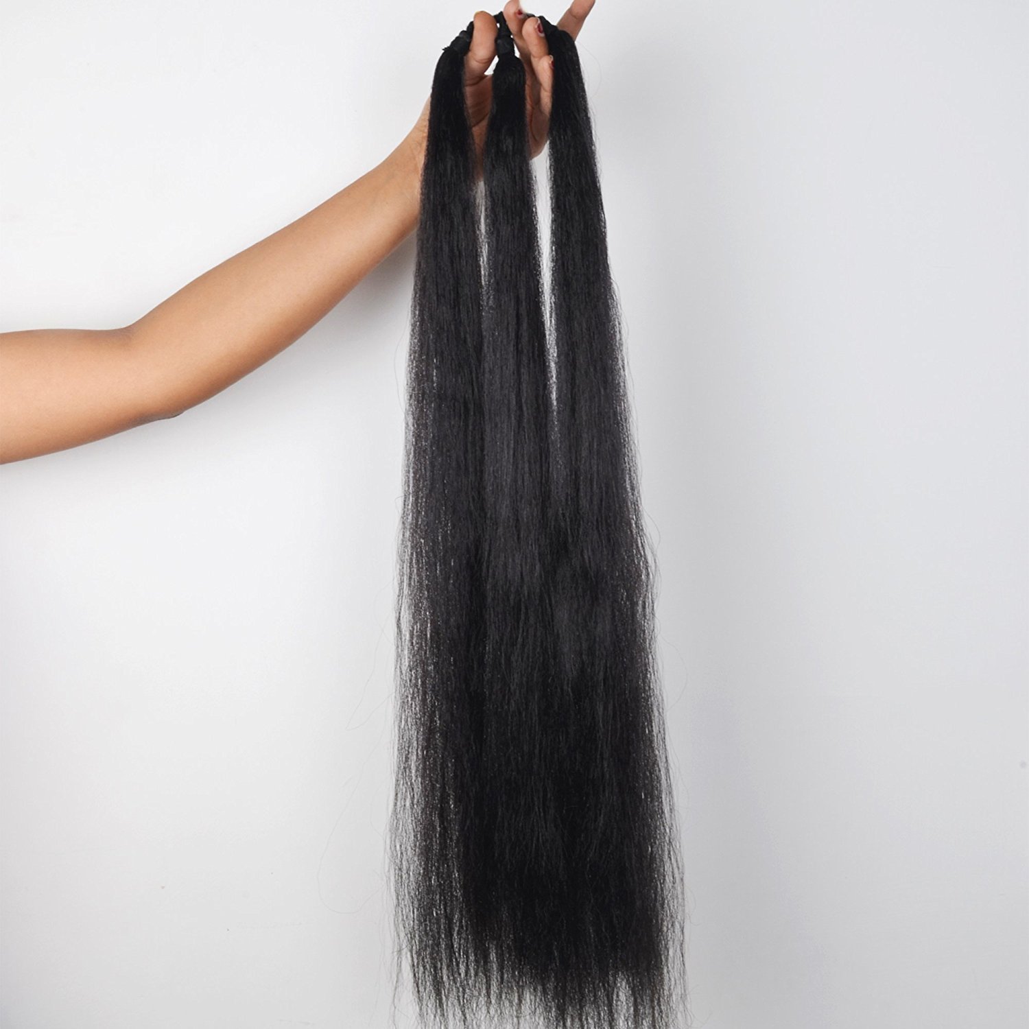 VIEWS Hair Extensions - 30 Inches Black Parandi Choti Hair for Women | Artificial Hair Braid for Styling, Weddings & Special Occasions