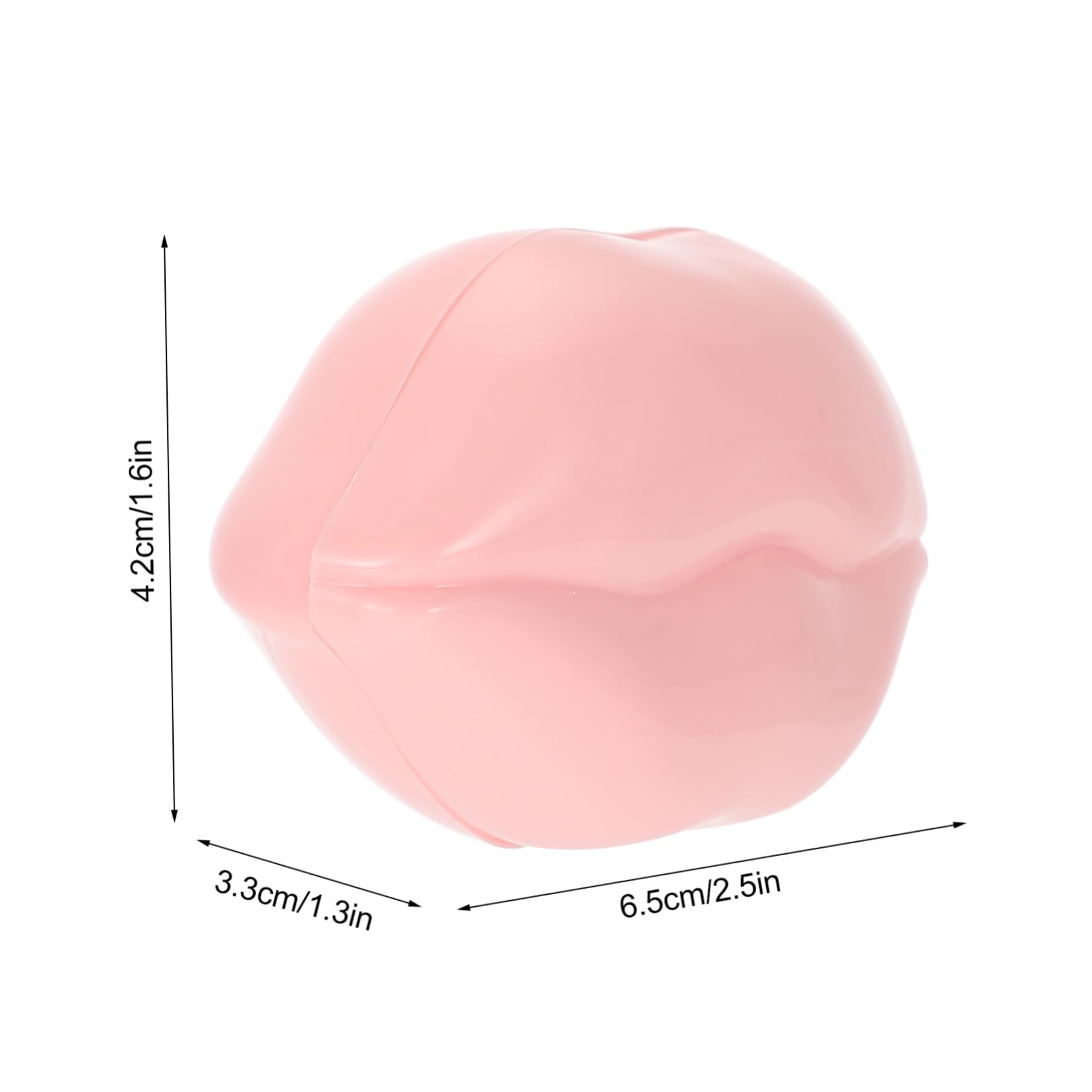 IPetboom 2-Pack Overnight Lip Gel Mask - Hydrating Lip Treatment for Dry & Chapped Lips, Portable Travel-Size Lip Moisturizer with Exfoliating Plaster - Pink Plastic Bottles | Perfect for Night Care, Travel & Daily Lip Therapy