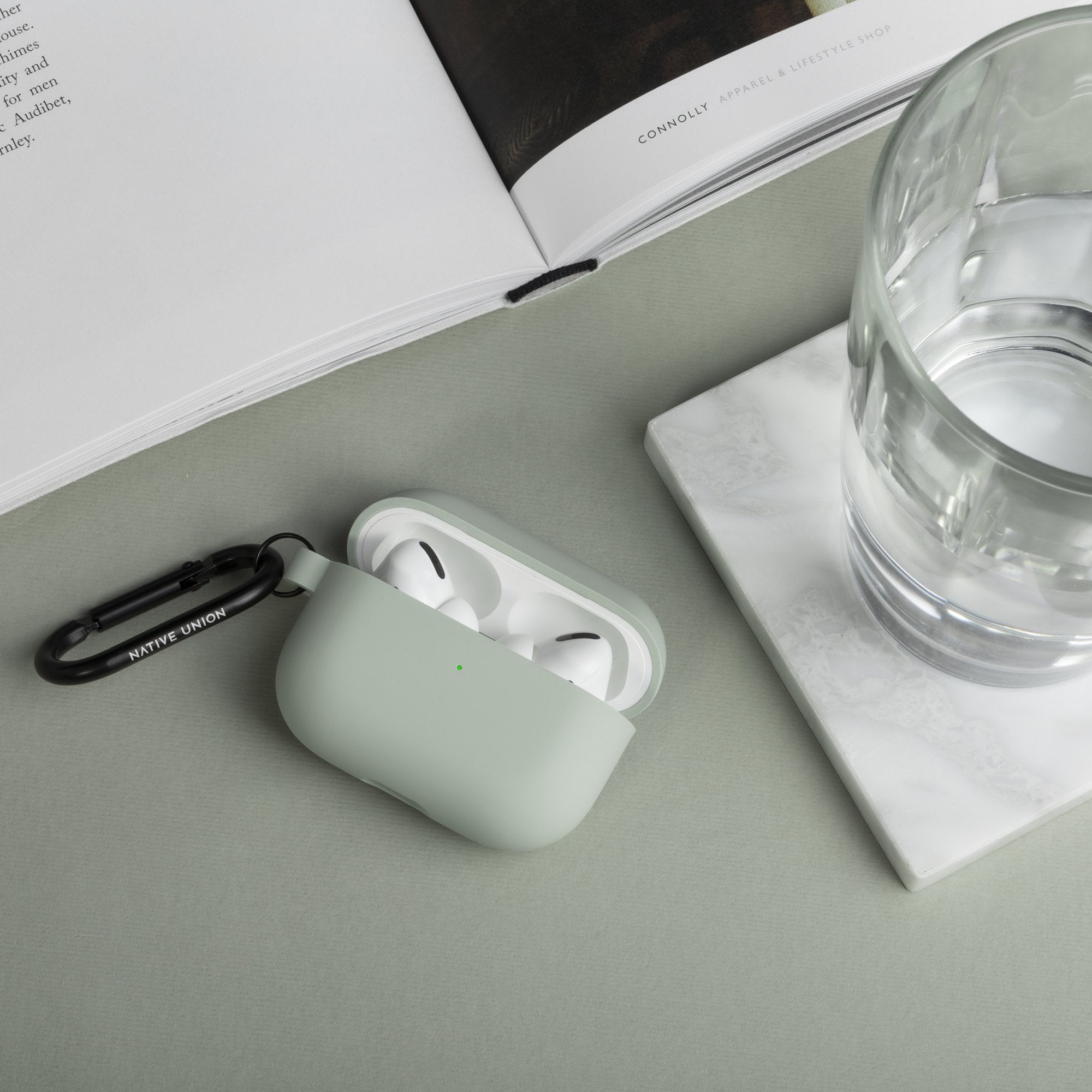 AirPods Pro Roaming Case (Sage Green) - Protective Travel Cover for Apple AirPods Pro - Perfect for Travel, Commuting & Outdoor Adventures