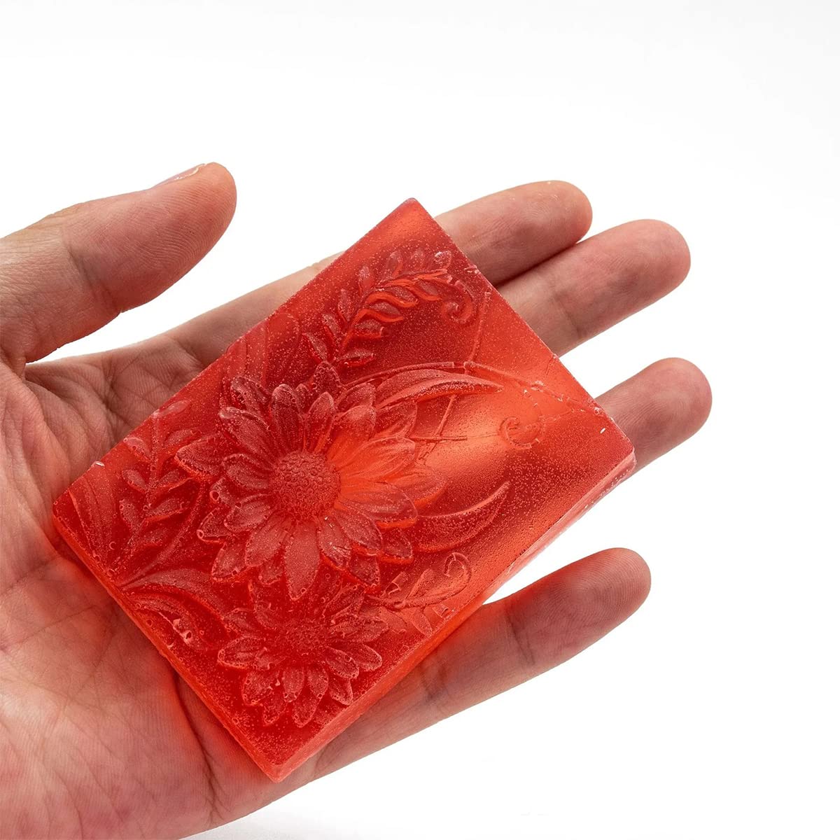 2 Pcs Butterfly Flower Soap Mold - 3D Silicone Mold for DIY Handmade Soaps, Bath Bombs, Lotion Bars, Candles - Perfect for Home Spa, Wedding Favors, and Gift Making