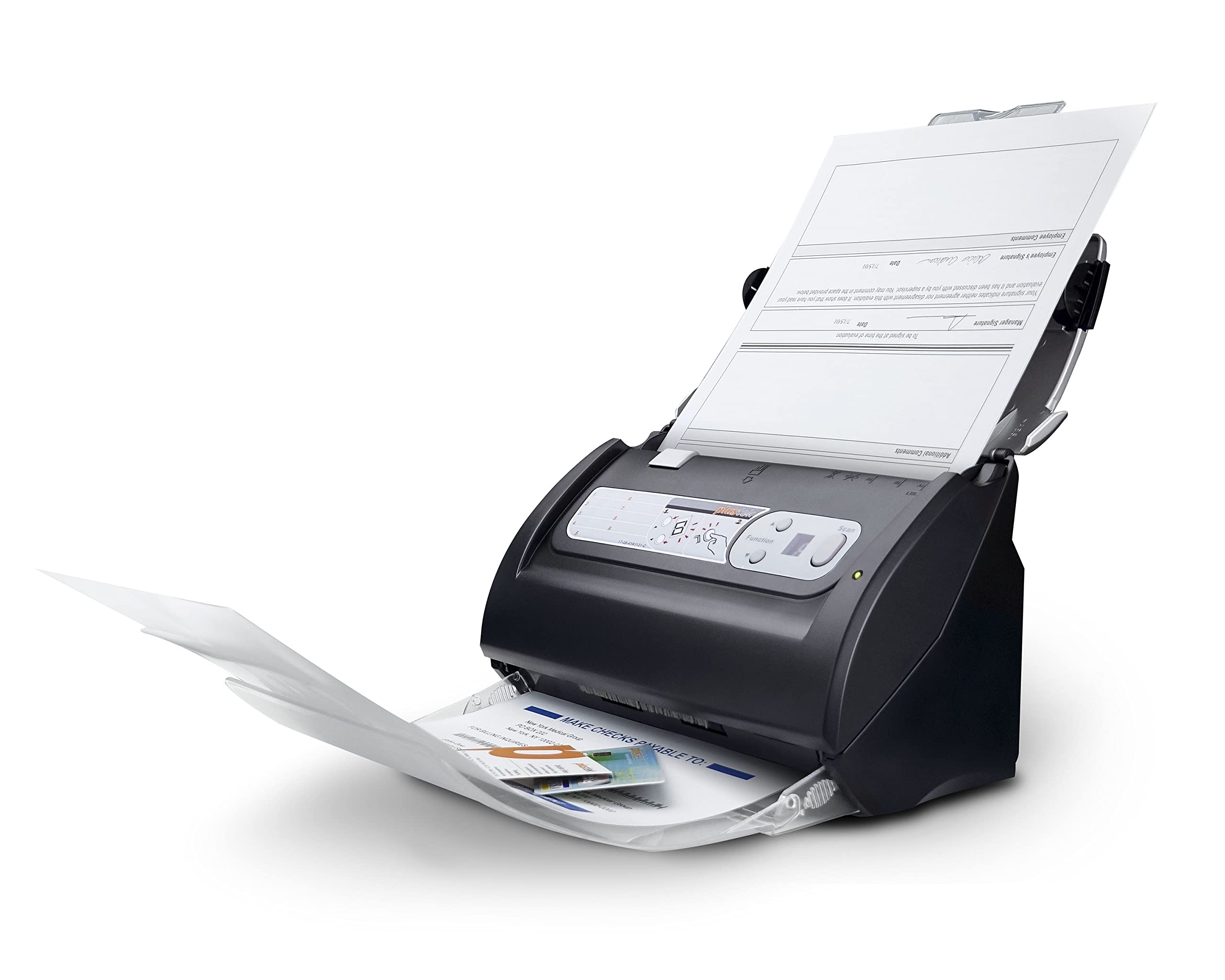Plustek SmartOffice PS388U High-Speed USB Document Scanner for Home & Office - Digitize Receipts, Contracts & Photos Efficiently