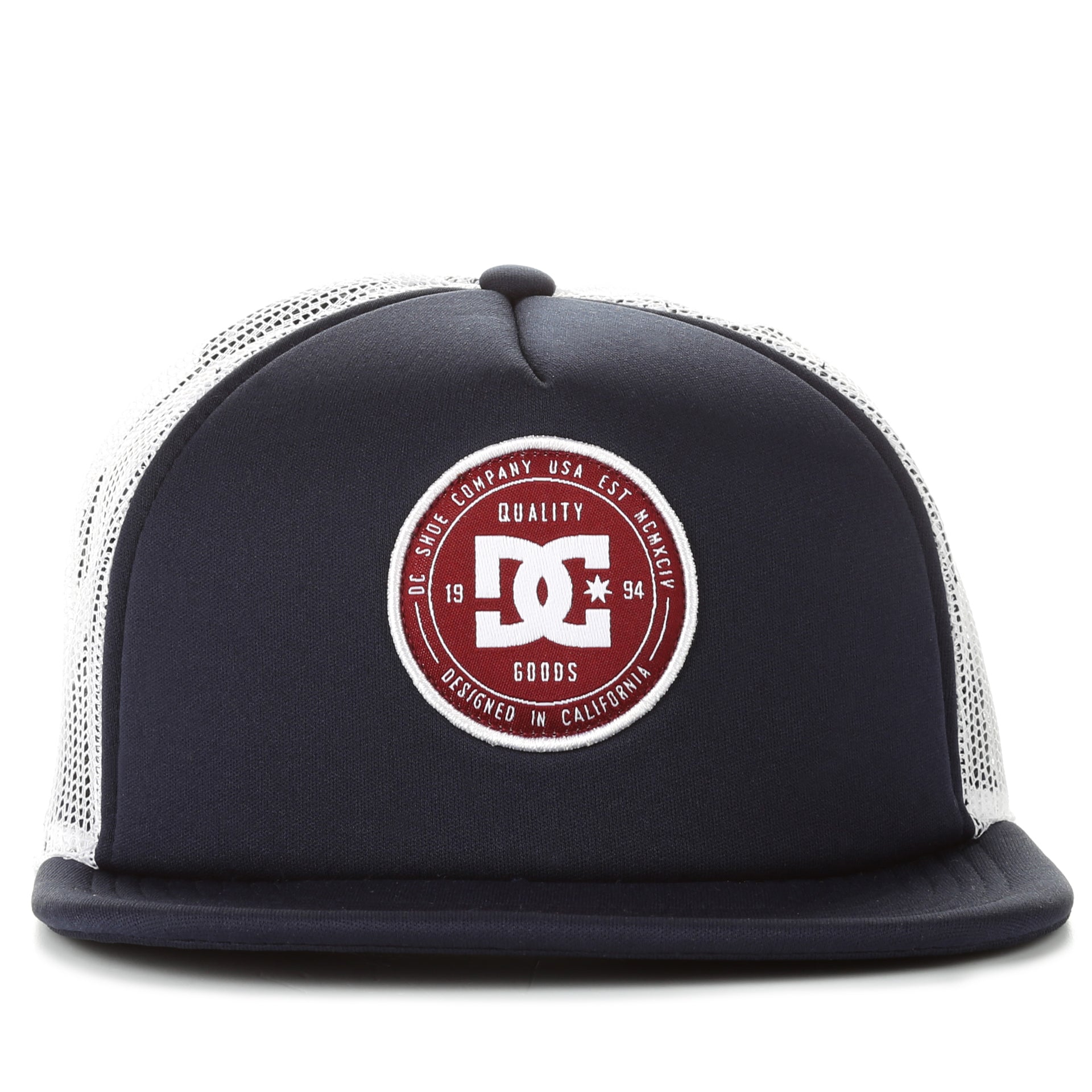 DC Harlenson Men's Trucker Hat - Dark Indigo Denim Baseball Cap for Outdoor Activities & Casual Wear