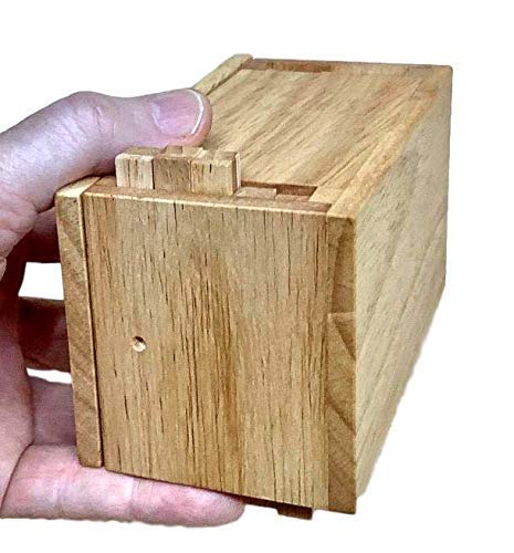 Secret Lock Box - Premium Wooden Puzzle Box for Adults | Secure Storage for Valuables, Gifts & Keepsakes | Perfect for Home, Office & Travel