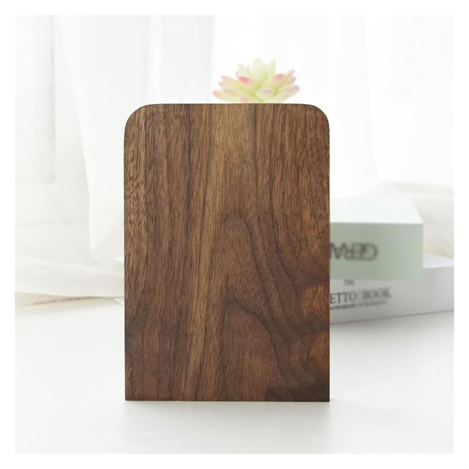 Small Bookends for Shelves - Anti-Slip Desktop Book Holder, Bookshelf Organizer for Office, Living Room & Student Study Decor | Perfect for Home, Office & Library Organization