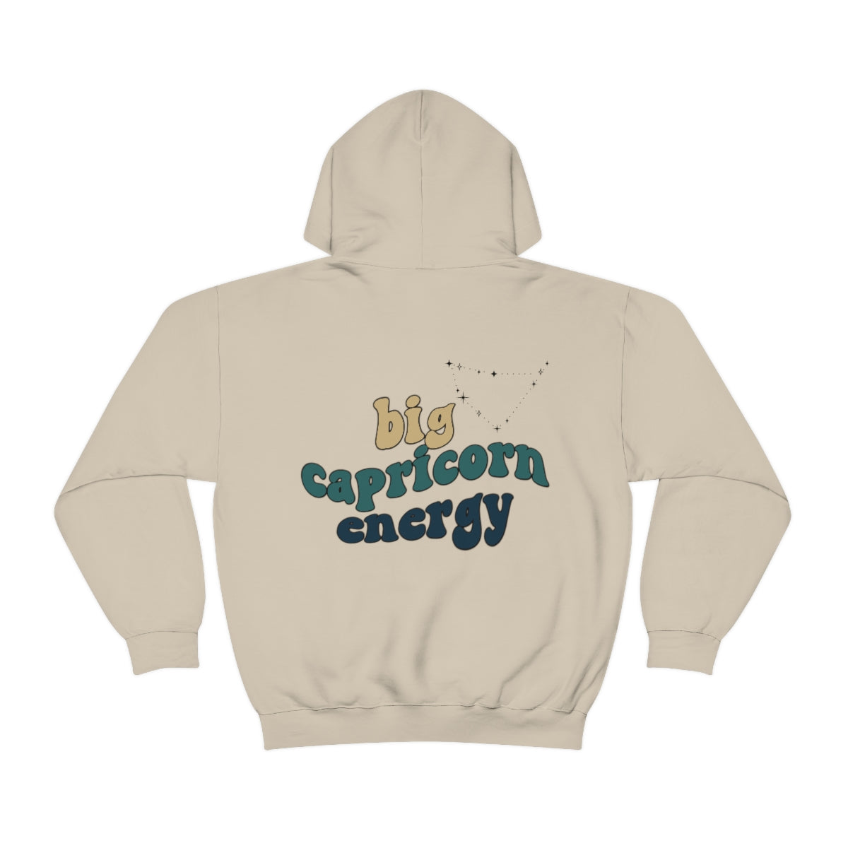 Capricorn Zodiac Hoodie - Big Capricorn Energy Sweatshirt for Astrology Lovers | Perfect Christmas Gift for Capricorn | Cozy Winter Wear & Casual Outfit