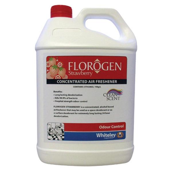 Whiteley Florogen Strawberry Concentrated Air Freshener - Long-Lasting Fragrance for Home, Office & Car | Eliminates Odors Naturally