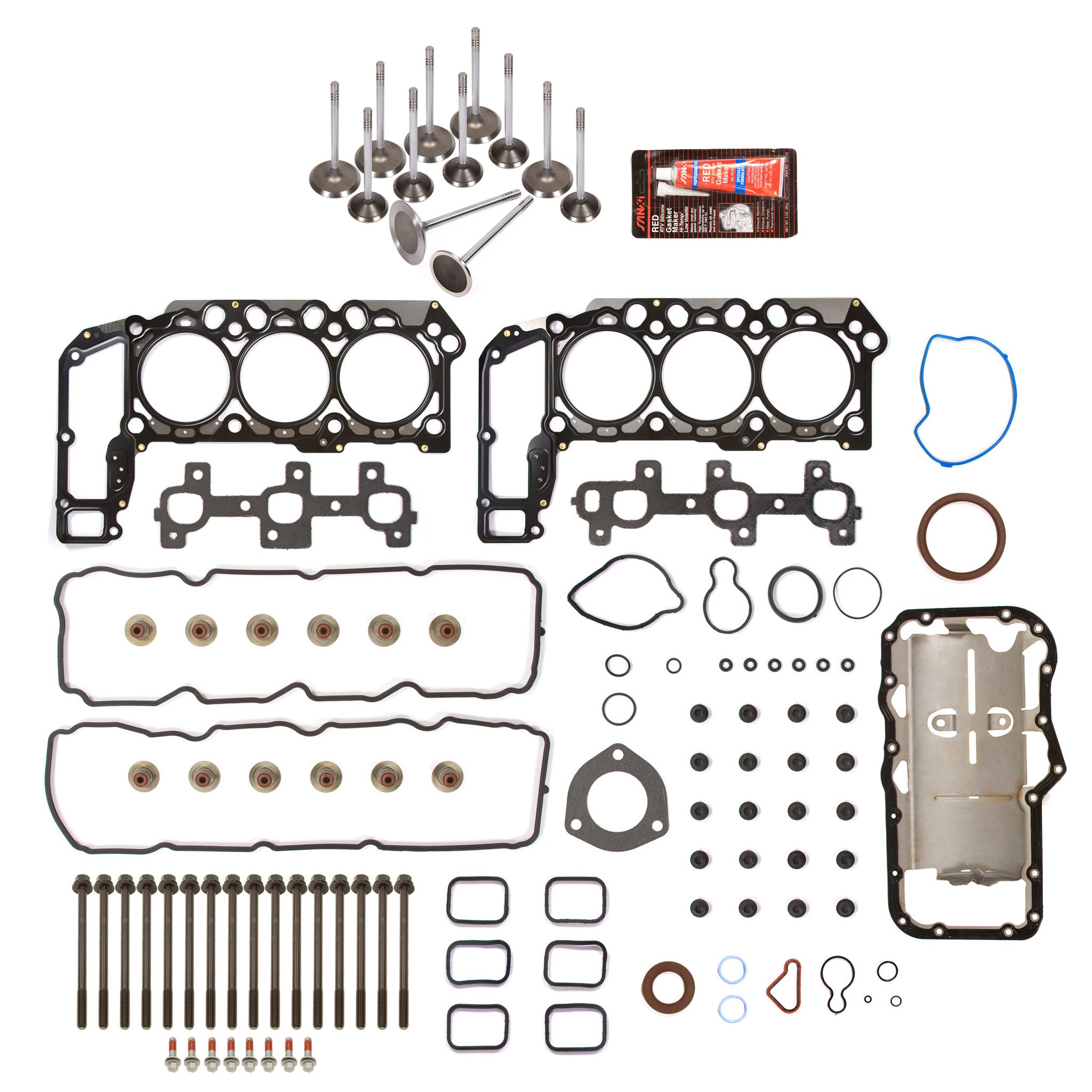 3.7L Dodge Ram Jeep Full Gasket Set - for 05-12 Models | Engine Repair Kit