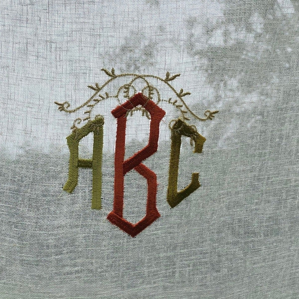 Thanksgiving Autumn Front Door Curtain with Pumpkin Monogram - Seasonal Holiday Decor for Home, Porch & Entryway