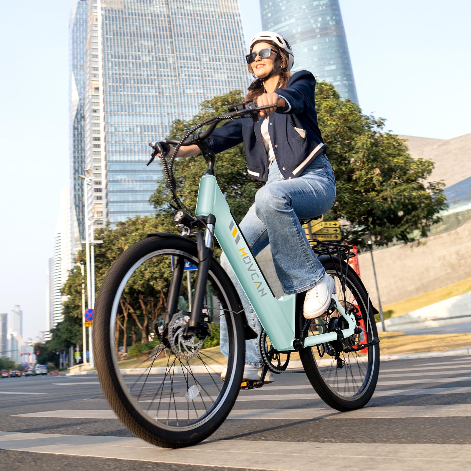 V80 1000W Electric Bike for Adults - 28MPH 48V 13Ah Removable Battery E-Bike - 26