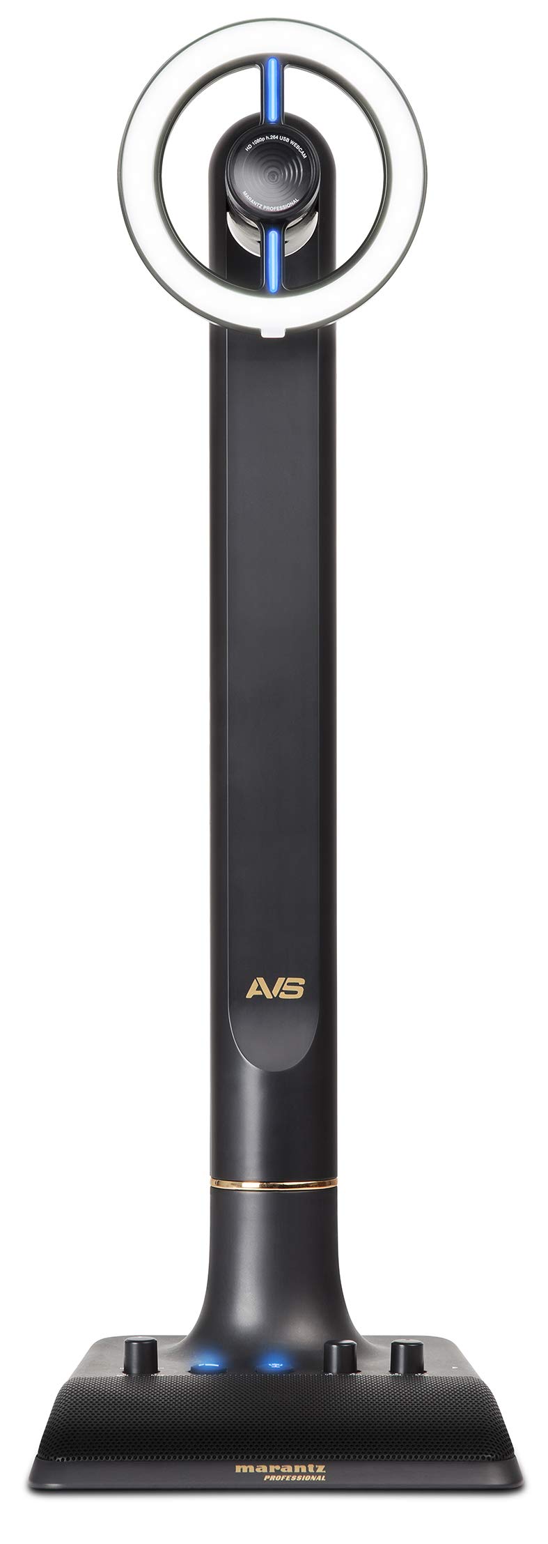 HD Webcam with Mic & Ring Light for Zoom, Streaming - Perfect for Video Calls & Online Meetings