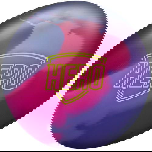 Brunswick Hero Solid Bowling Ball - High Performance Reactive Coverstock for Hook Potential | Perfect for League Play & Tournament Competitions