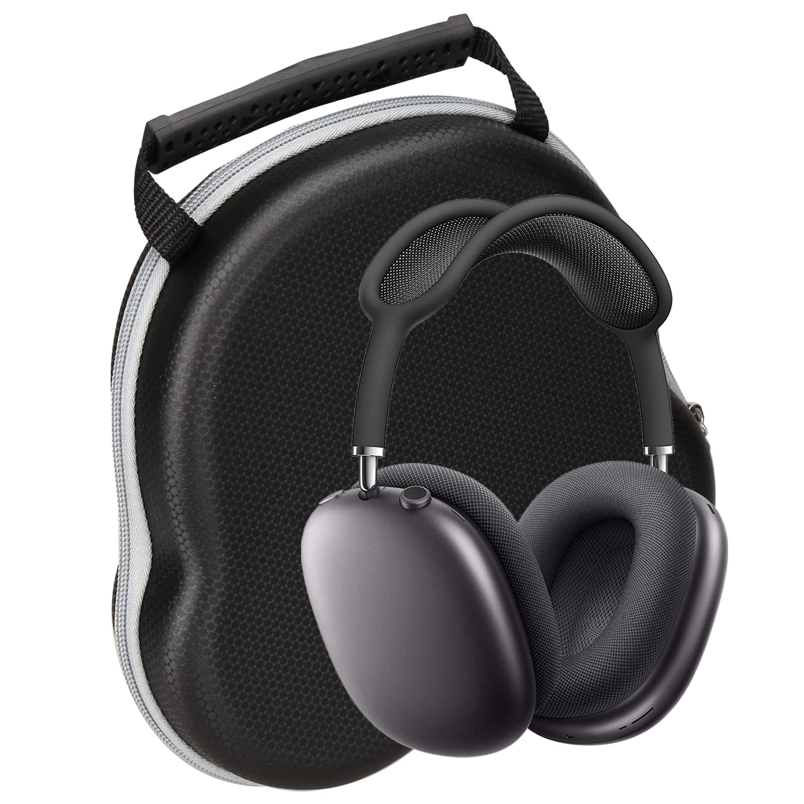 Premium Hard Portable Case for Pioneer DJ HDJ-X5, AirPods Max, SteelSeries Arctis 3/5/7/9X Pro - Durable Protective Storage for DJ, Gaming & Travel Headphones