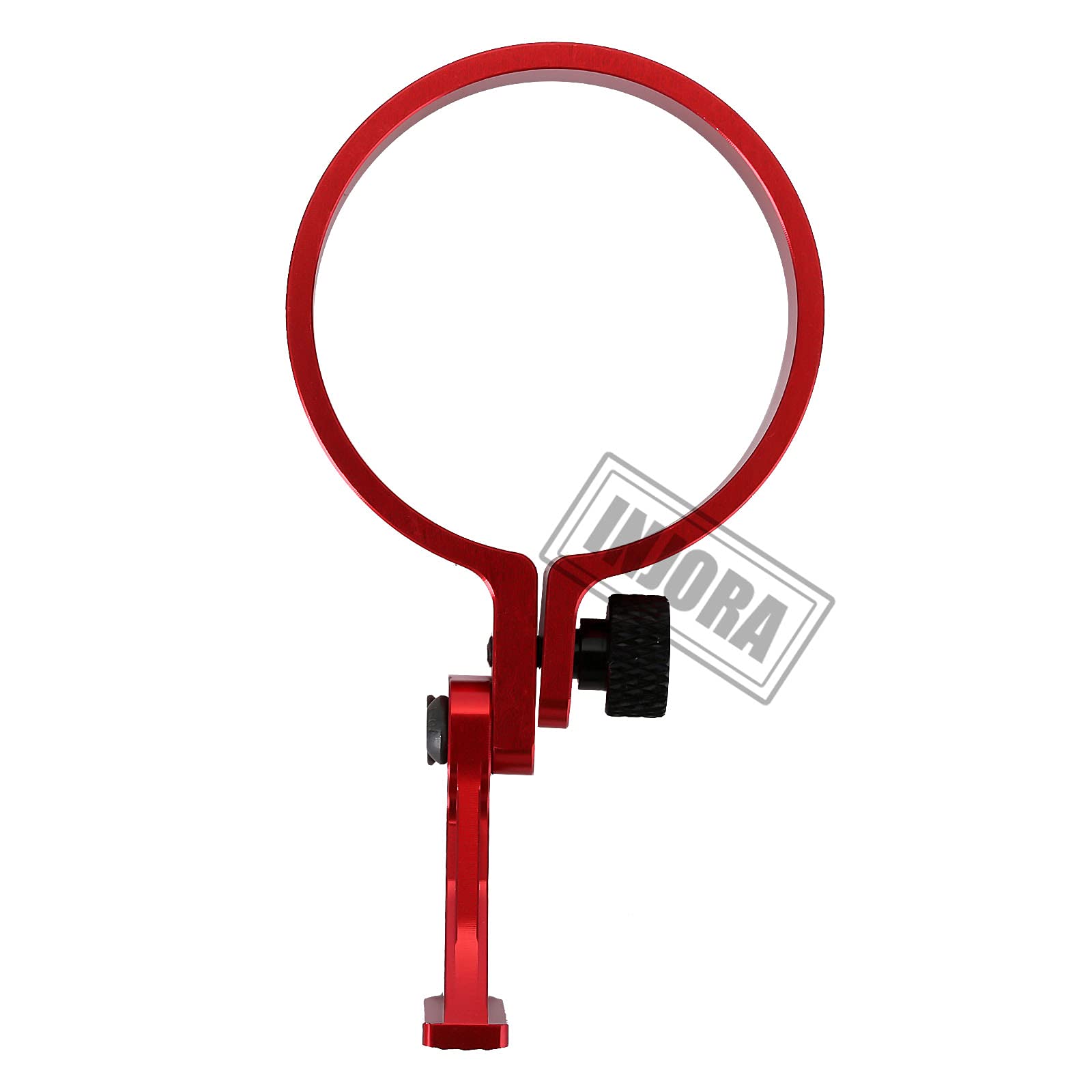 INJORA RC Car Steering Wheel Trigger One-Handed Control Adapter Kit - Compatible with TQI Remote Controller, TRX4, TRX6, Slash, Summit - Red | Perfect for RC Racing, Crawling & Off-Road Adventures