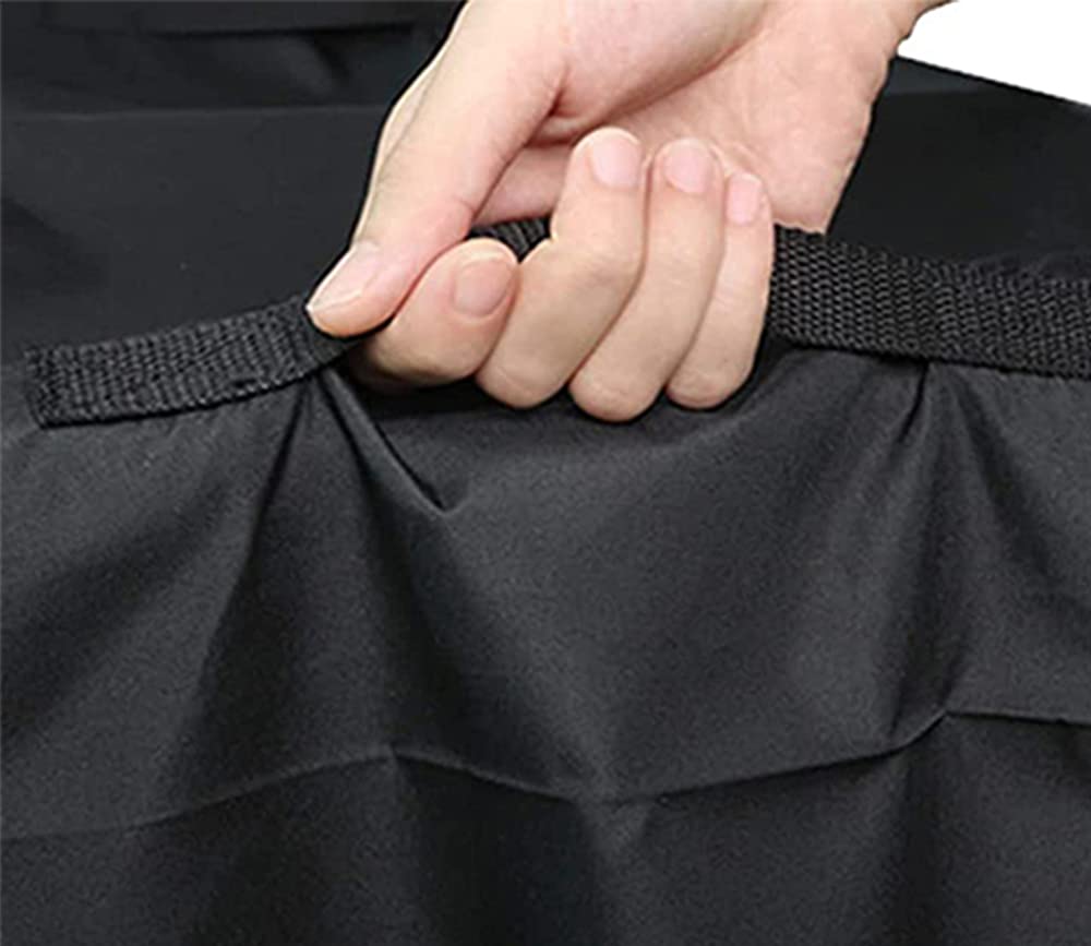 UCARE 420D Oxford Waterproof Garden Hose Reel Cover - Sun Protective, Durable Storage Bag for Free Standing & Portable Hose Reel Carts - Perfect for Patio, Lawn, and Outdoor Garden Use (Black)