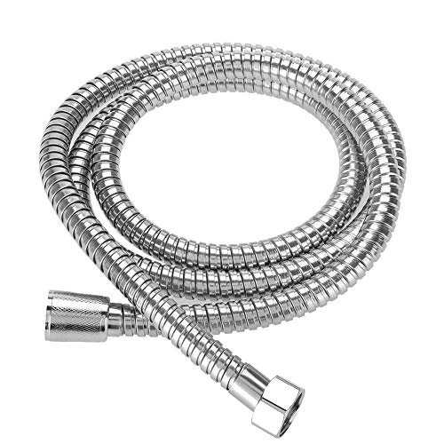Low Resistance Smooth Water Flow Shower Head Pipe - Flexible Bathroom Shower Hose Replacement for Relaxing Spa Experience & Easy Installation
