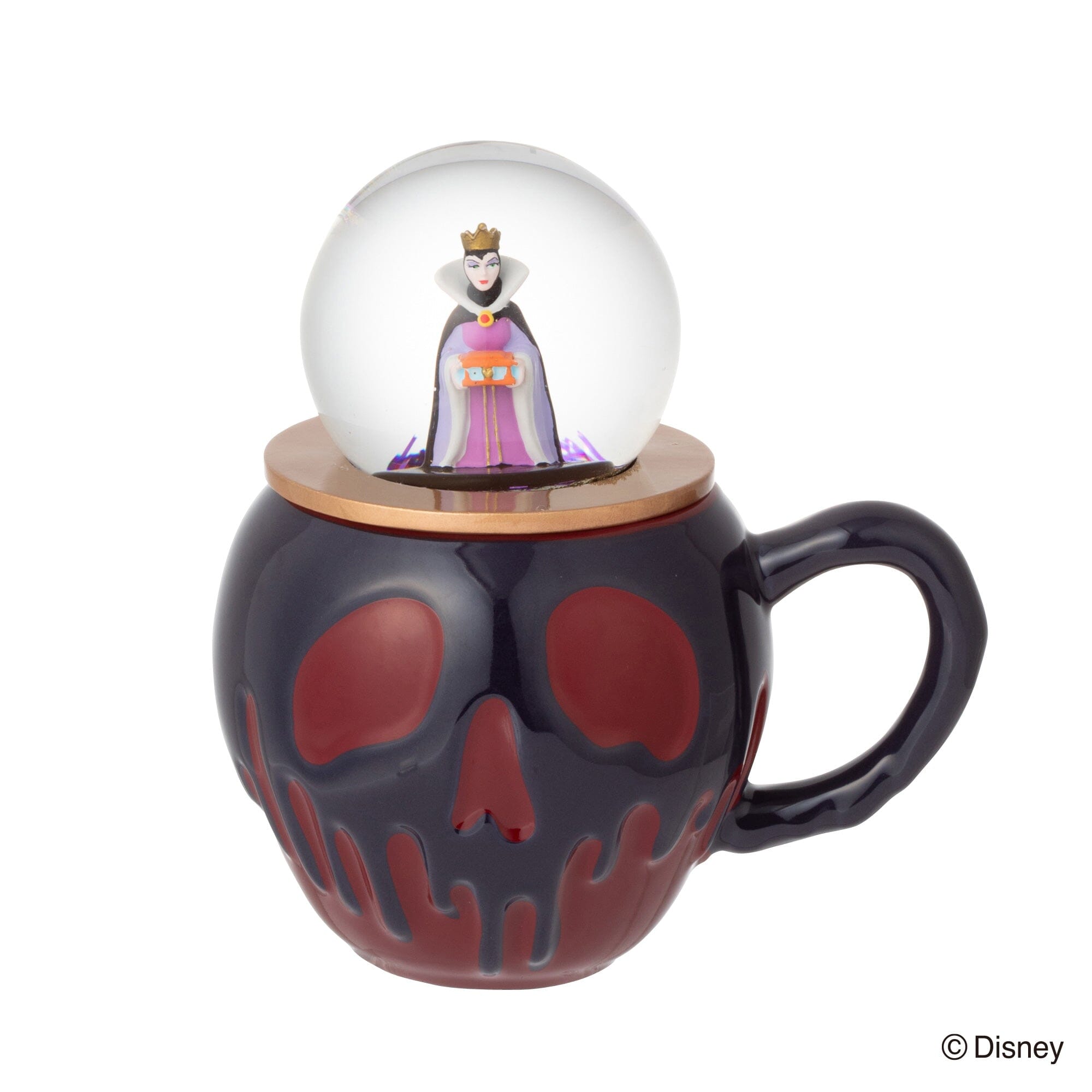 Disney Villains Night Mug & Snow Globe - Evil Queen Collectible Set for Disney Fans, Perfect for Halloween Gifts, Movie Nights, and Villain-Themed Parties