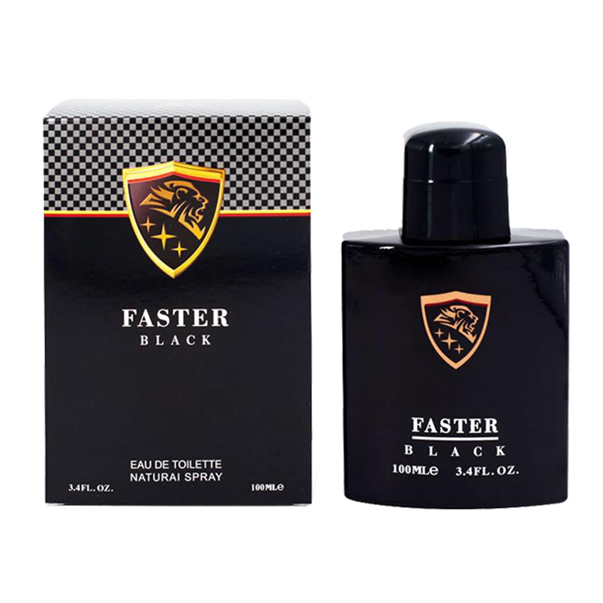 Premium Black Men's Cologne 100ml Eau De Parfum Spray - French Essential Oil with Red Apple, Plum & Lime Fragrance - Long Lasting Scent for Date Night & Special Occasions
