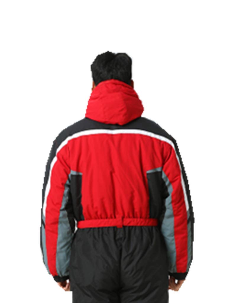Windproof Reflective Taslon One-Piece Snowsuit for Men & Women - Winter Outdoor Activities, Skiing, Snowboarding & Cold Weather Protection
