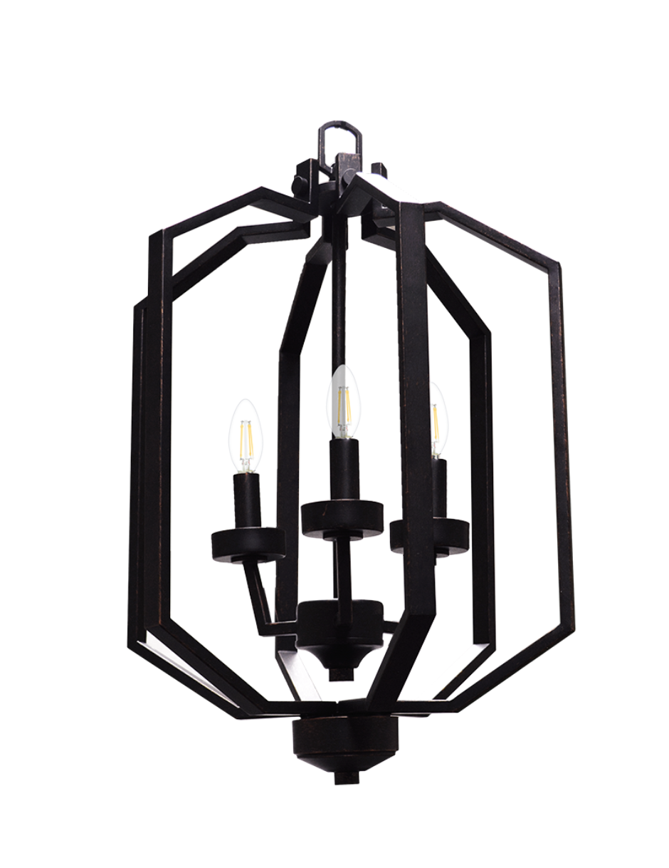 Mindy Matte Black Pendant Light - Modern Minimalist Ceiling Lighting Fixture for Dining Room, Bedroom, Living Room & Kitchen Decor