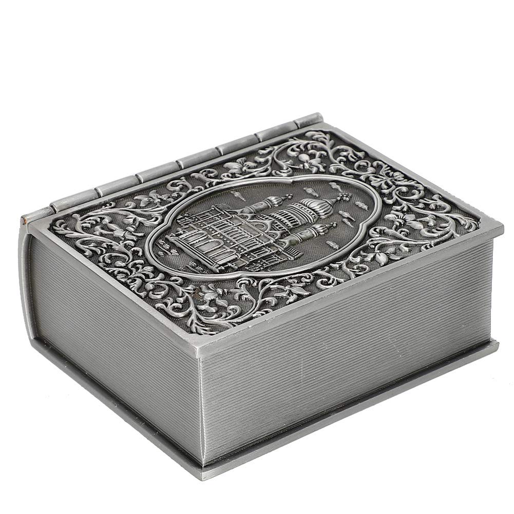 Vintage Jewelry Box - Antique Metal Treasure Chest for Rings, Necklaces & Keepsakes | Perfect Gift for Women, Birthday & Christmas | Home Decor & Jewelry Storage Solution