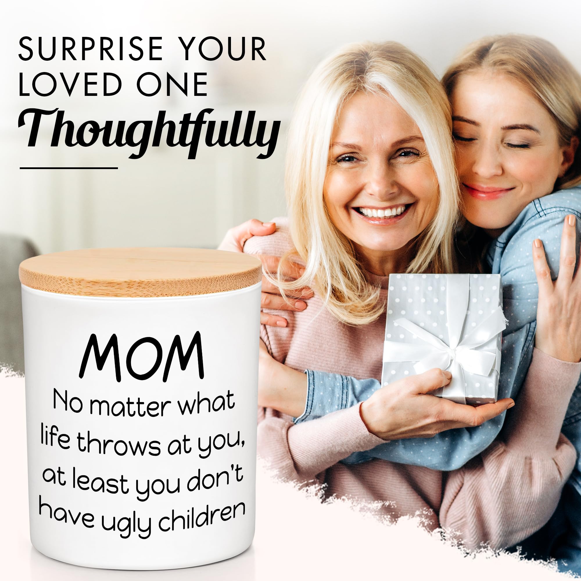 10oz Scented Candle - Thoughtful Christmas & Birthday Gift for Mom from Daughter or Son | Perfect for Relaxation, Home Decor & Aromatherapy