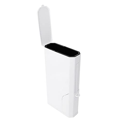 3L Plastic Trash Can with Lid - Small Bathroom & Kitchen Waste Bin Set, Dustbin Basket for Home, Office, Dorm - Ideal for Bathrooms, Kitchens, Bedrooms & Small Spaces