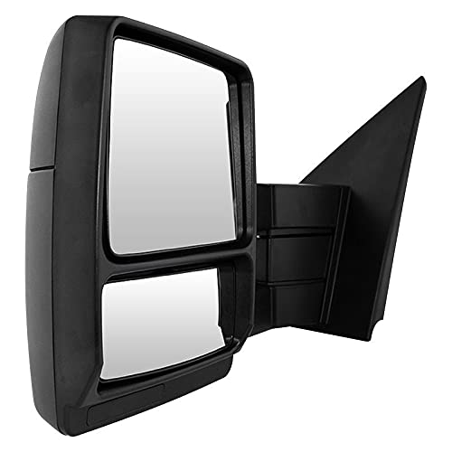 Xtune Telescoping Mirrors (MIR-FF15004-MA-SET) - Adjustable Car Side Mirror Extenders for Trucks & SUVs - Enhance Visibility & Safety While Driving, Parking & Towing