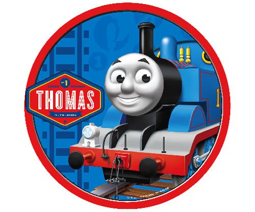Thomas the Train Edible Cupcake Toppers - 24pcs Fondant Decorations for Birthday Cakes, Baby Showers & Kids Parties (Thomas & Friends Theme)
