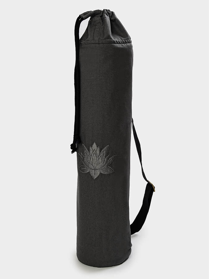 GOTS Certified Organic Cotton Yoga Mat Bag for Women & Men - Eco-Friendly Yoga Mat Carrier for Studio, Travel & Home Practice - Perfect for Yoga, Pilates & Meditation Accessories