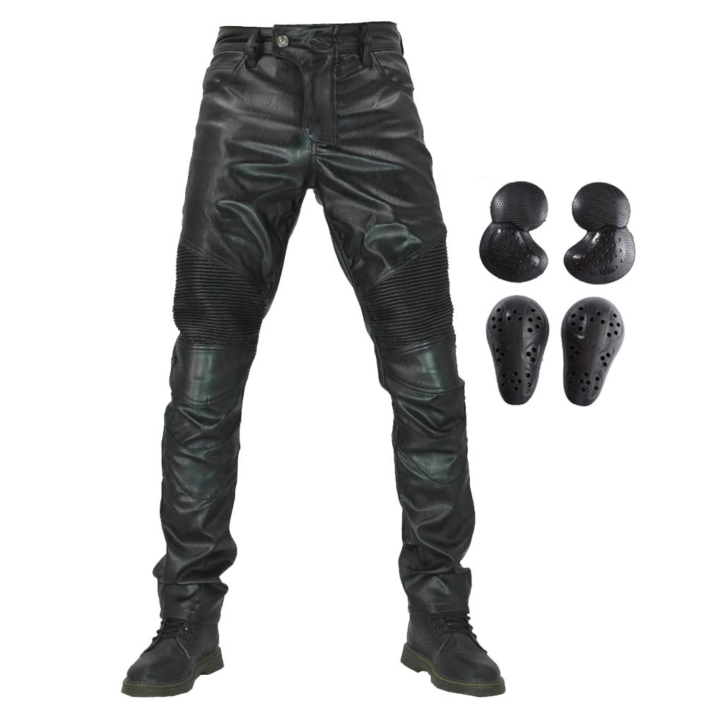 Waterproof & Windproof Motorcycle Riding Pants for Men - CE Certified Armor Knee & Hip Pads - Durable Motocross Pants for Off-Road & Street Riding - Ideal for Adventure Touring, Commuting & Long-Distance Motorcycle Trips