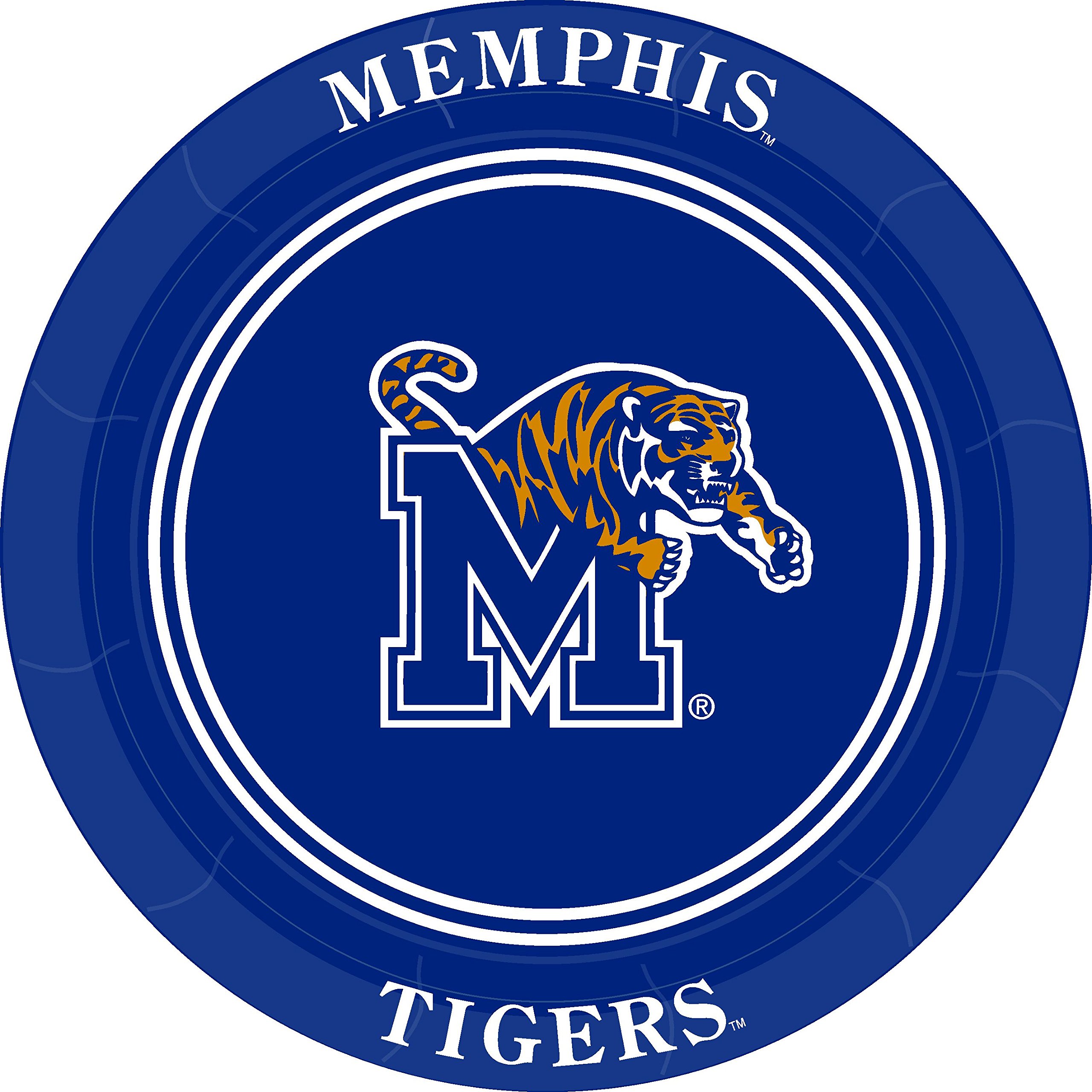 Westrick Memphis Tigers Party Supplies 48-Piece Officially Licensed University Set - 16 oz. Plastic Cups, 9
