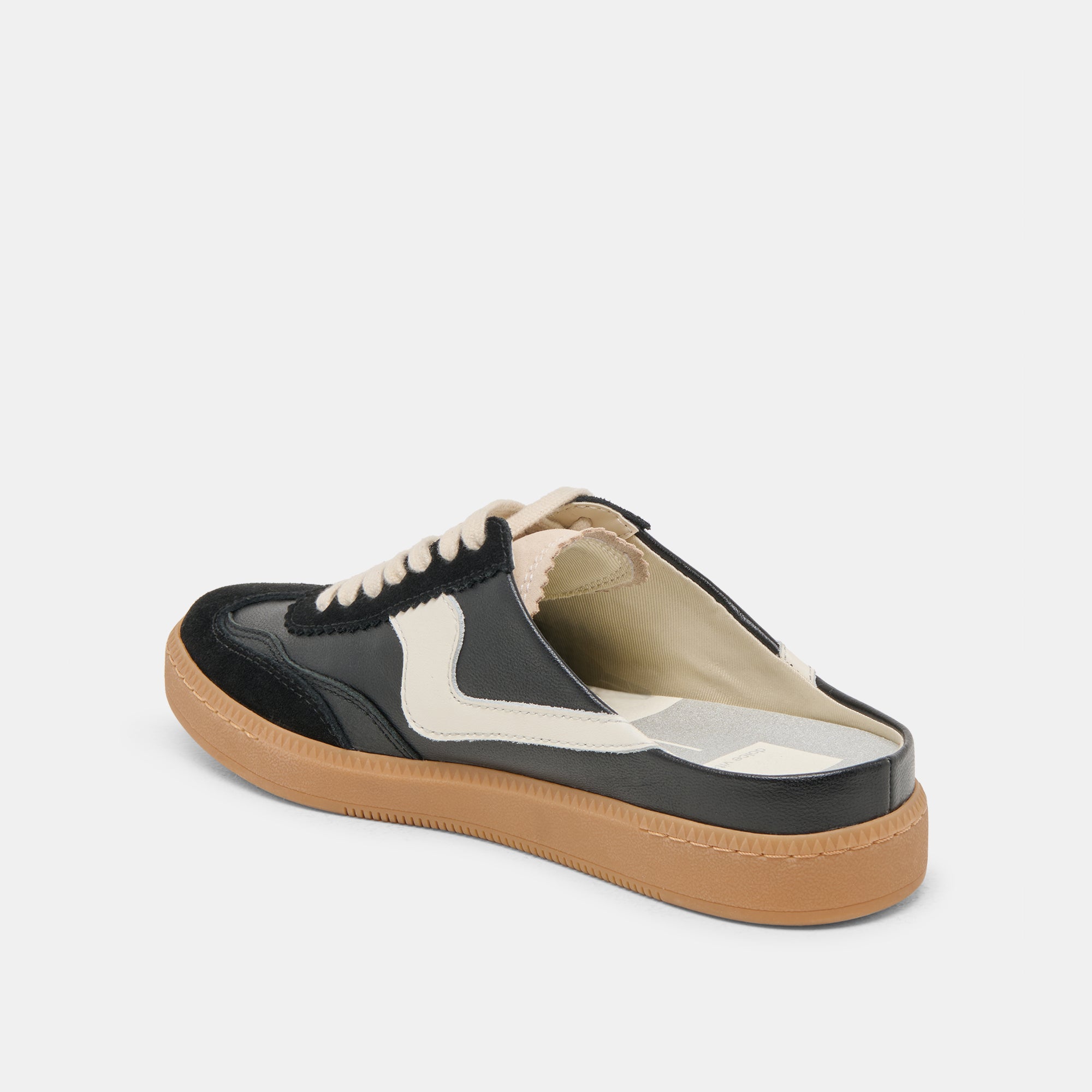 Black Suede Notice Slide Sneakers - Comfortable Slip-On Shoes for Casual Wear & Everyday Use