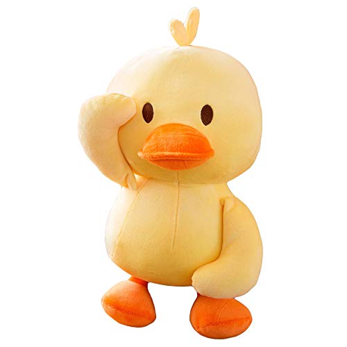 Adorable PonPom Duck Plush Toy - Soft & Cuddly Stuffed Animal for Kids (15.7 Inch) - Perfect Gift for Birthdays, Nursery Decor & Comfort Companion