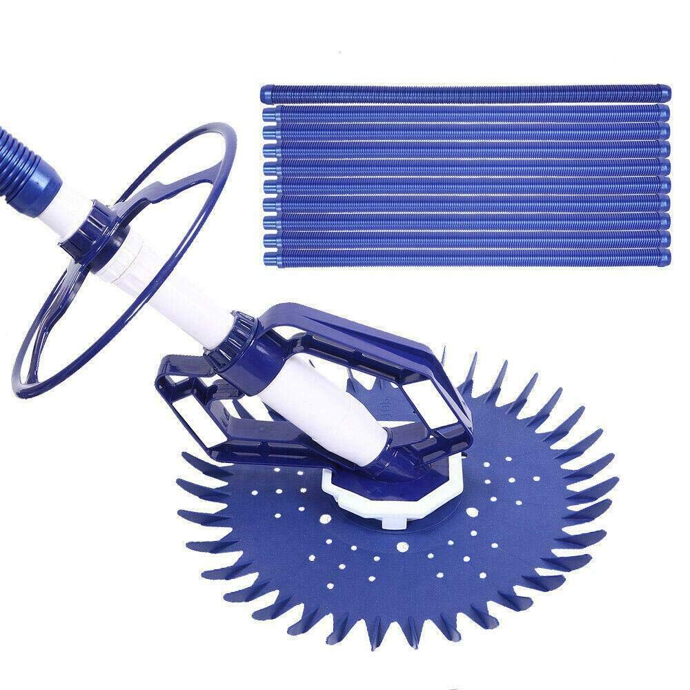 Best Inground & Above Ground Automatic Pool Cleaner Vacuum with 10 Hose Set - Ideal for Home, Backyard, and Commercial Swimming Pools