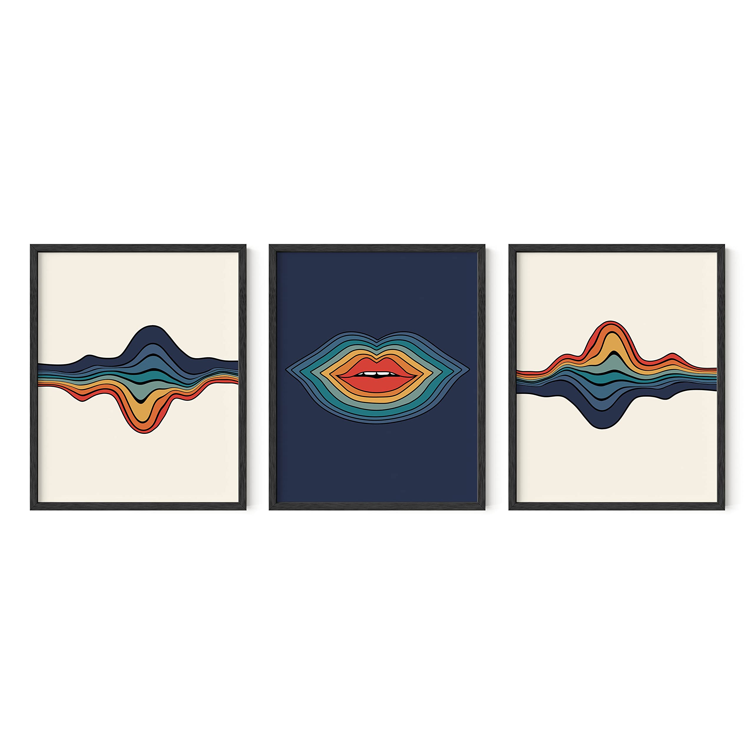 HAUS AND HUES Bohemian Wall Art for Bedroom - 16x20 Inch Hippie Decor with Beige Frame - Aesthetic Room Decor for Teen Girls - Perfect for Boho Chic Bedrooms, Dorm Rooms & Teen Girl Wall Decor