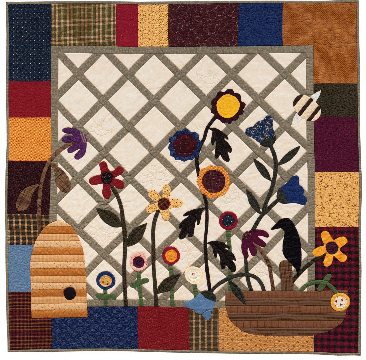13 Beautiful Patchwork Quilt Patterns for Country Home Decor - Cozy Bedroom & Living Room Designs