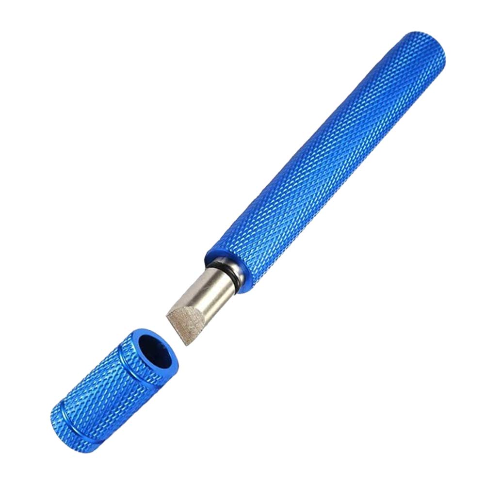Premium Golf Club Groove Sharpener Tool - Regroove & Clean Wedges & Golf Balls - Stainless Steel Groove Sharpener with Filed Edges - Essential Golf Accessory for Improved Spin & Performance (Perfect for Practice, Course Maintenance & Club Restoration)