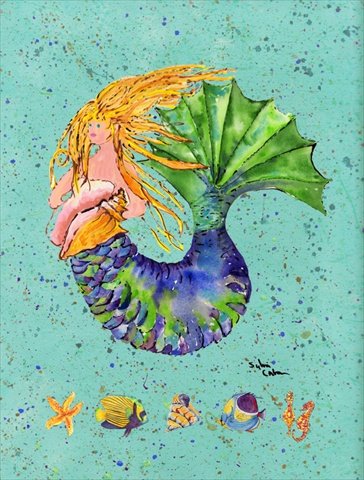 11 x 15 Inch Mermaid Flag - Vibrant Outdoor Garden Decoration for Patio, Poolside, and Beach Party Decor