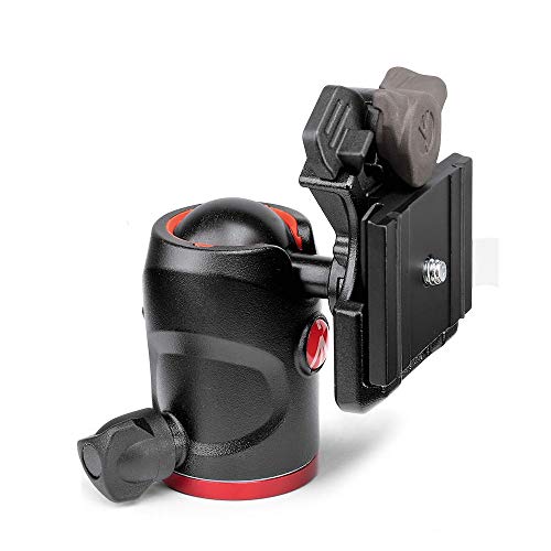 Manfrotto 494 Compact Fluid Ball Head for DSLR Camera Tripod - Professional Photography Equipment for Content Creators, Vloggers & Videographers - Perfect for Travel, Outdoor Shoots & Studio Photography