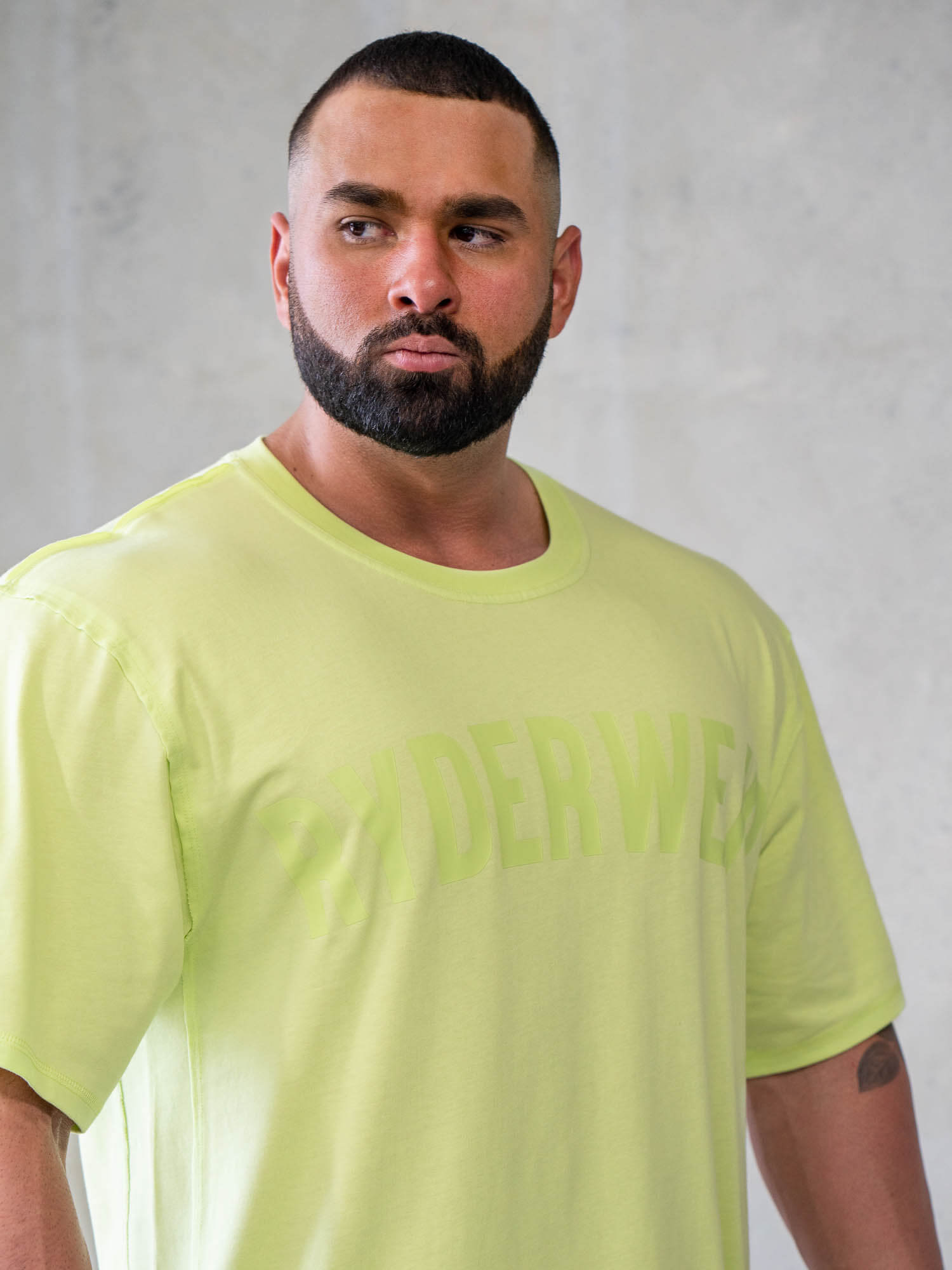 Force Oversized T-Shirt in Lime Green - Comfortable & Stylish Unisex Fit for Casual Wear, Street Fashion, and Loungewear