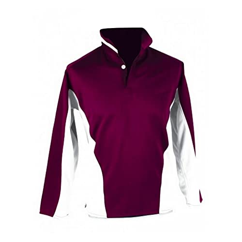 Maroon/White