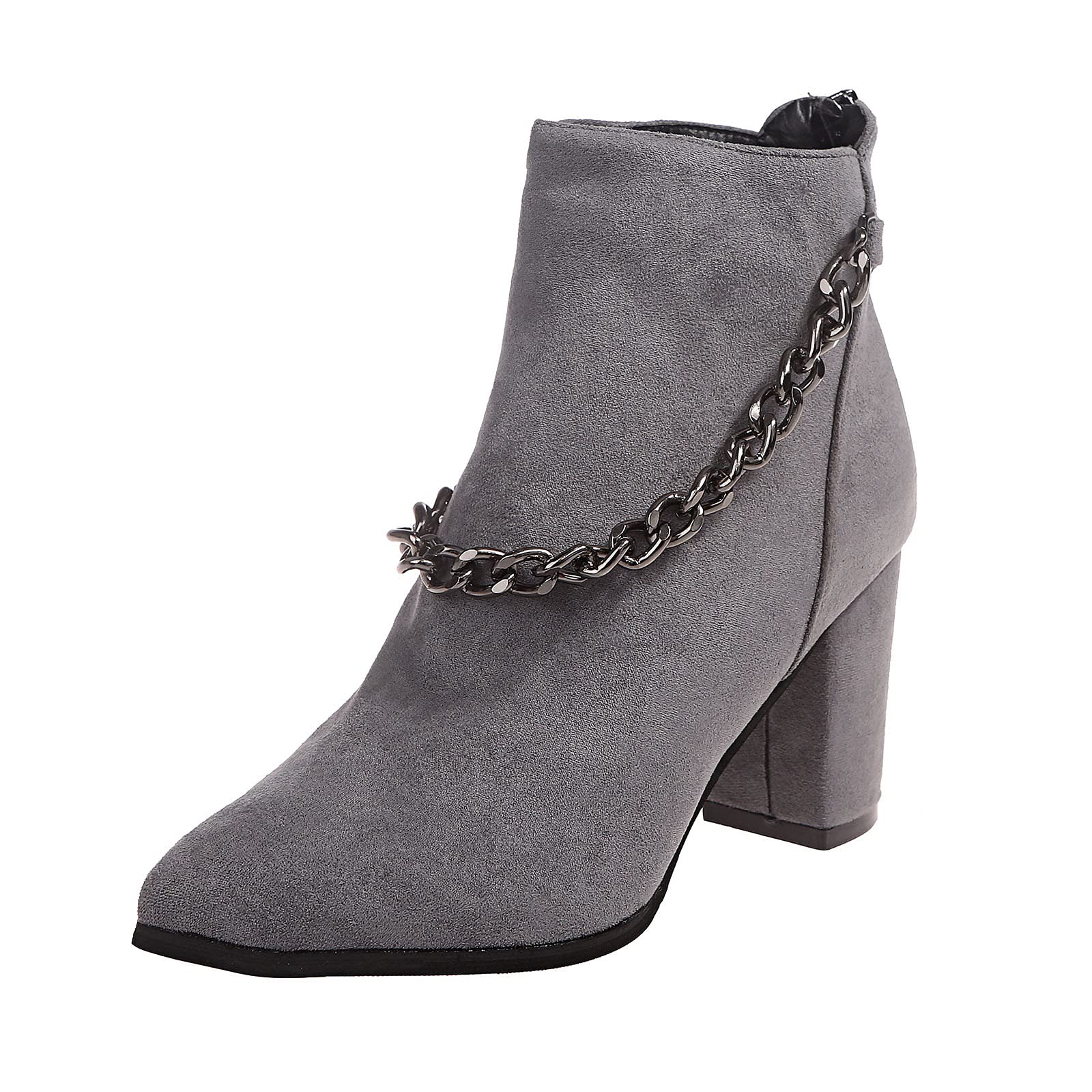 Gaoxin Women's Black Ankle Boots - Stylish & Comfortable High Boots for Women | Perfect for Casual Wear, Office & Outdoor Activities